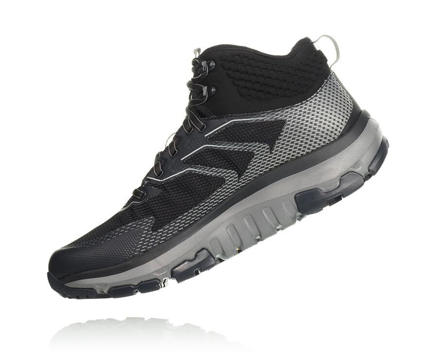 Hoka Australia One One Toa GORE-TEX - Mens Hiking Boots Black - HIOCQ-1537